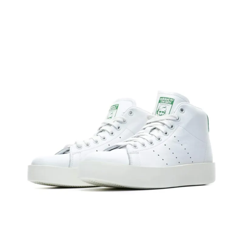 Stan Smith Women's Adidas Originals Bold Mid 'White Green' Women's-2