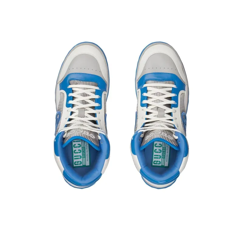 GUCCI Mac80 High-top Leather Sneakers-3