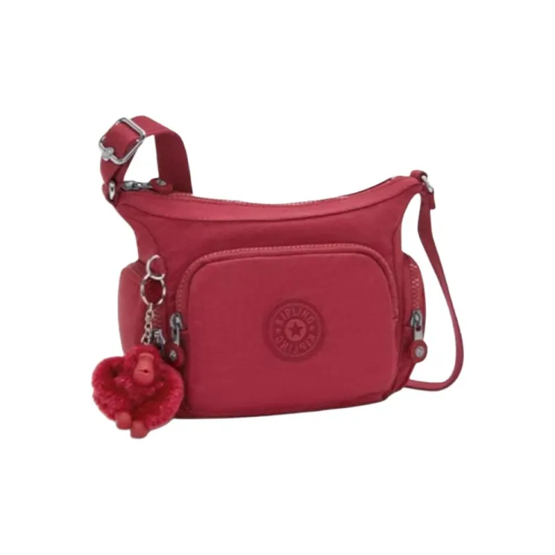 Kipling Polyamide Shoulder Bag, Crossbody Bag Mini Unisex Shang Red-1
