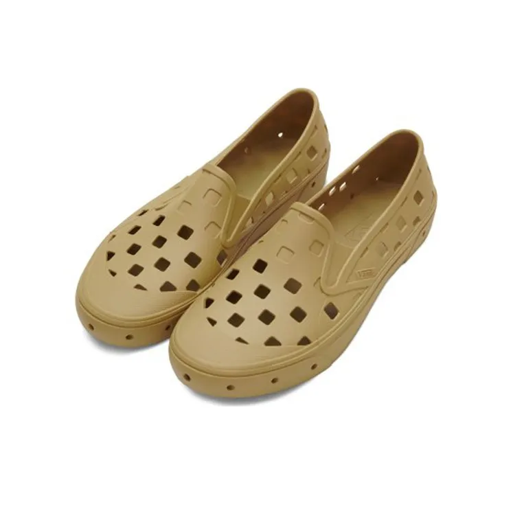 Vans Trek Slip On Low Tops Casual Skateboarding Shoes Unisex Yellow-2