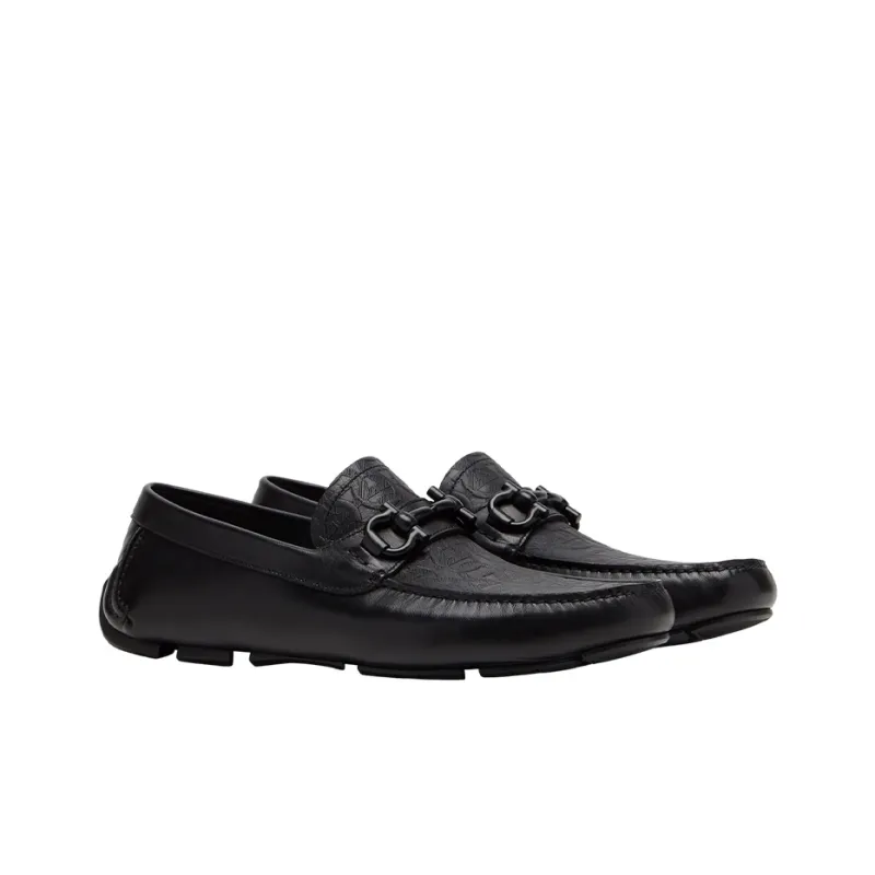 FERRAGAMO Gancini-logo Loafers-1