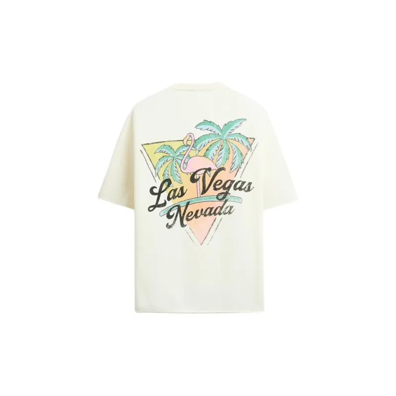 ZARA T Shirts Men White-1
