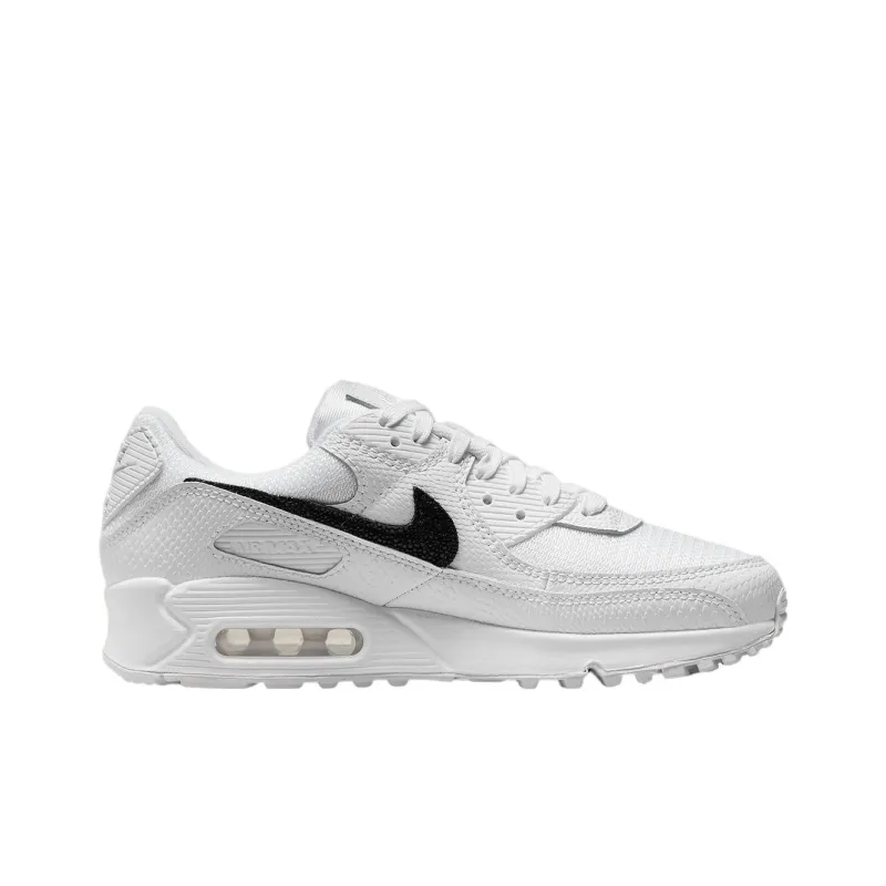 Nike Air Max 90 Snakeskin White Black Women's-1