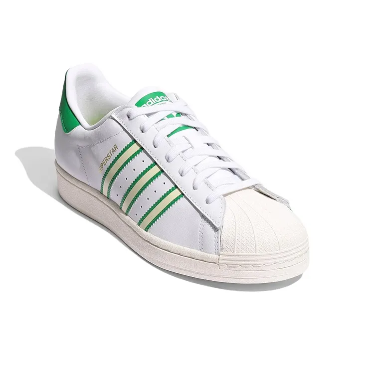 Adidas Superstar Team Colors White Green-2