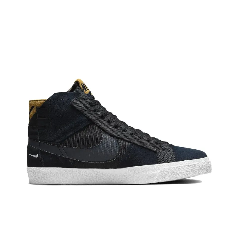 Nike Sb Zoom Blazer Mid Premium Black Patchwork-1