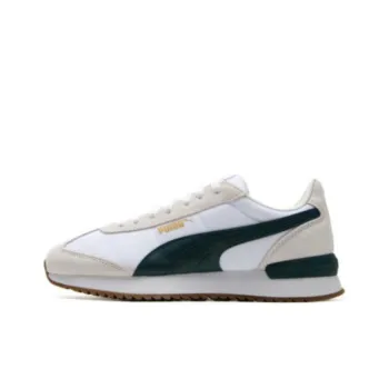 PUMA R78 Metallic Cushioning Wear Resistant Breathable Coverage Support Lightweight Low Top Casual Shoes Unisex Ecru
