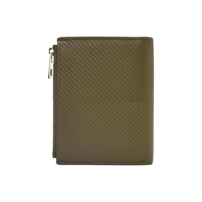 LOEWE Calfskin Wallet Men's Dark Khaki Green-1