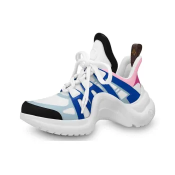LOUIS VUITTON Lv Archlight Sports Shoes Blue/White/Pink Women's