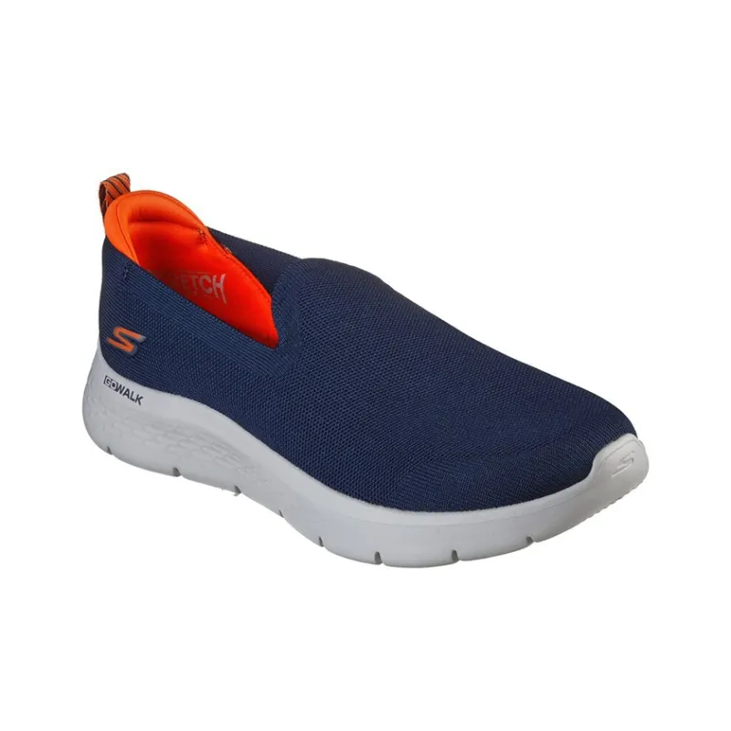 Skechers Go Walk Flex 'Navy Orange'-2