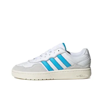 Adidas Originals Courtic Anti Slip And Wear Resistant Lightweight Low Top Skateboard Shoes Unisex Gray Blue