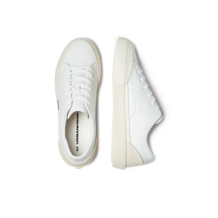 URBANHOOD 5050 Series Anti Slip Wear Resistant Low Top Skateboard Shoes Unisex White-2