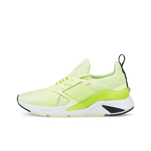 PUMA Muse X5 Running Shoes Women's Low-Top Neon Green/Black