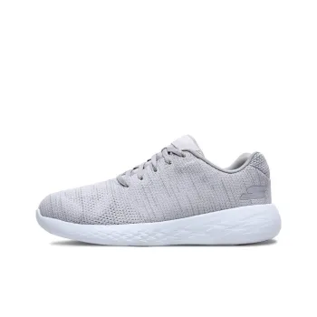 Skechers GO RUN 600 Cushioned Wear-Resistant Slip-Resistant Low-Top Running Shoes Light Gray