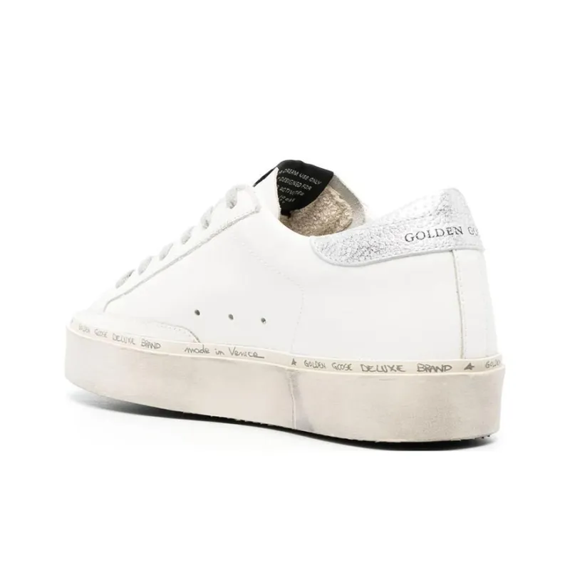 Golden Goose Hi Star Stylish Skateboarding Shoes Women's White-3