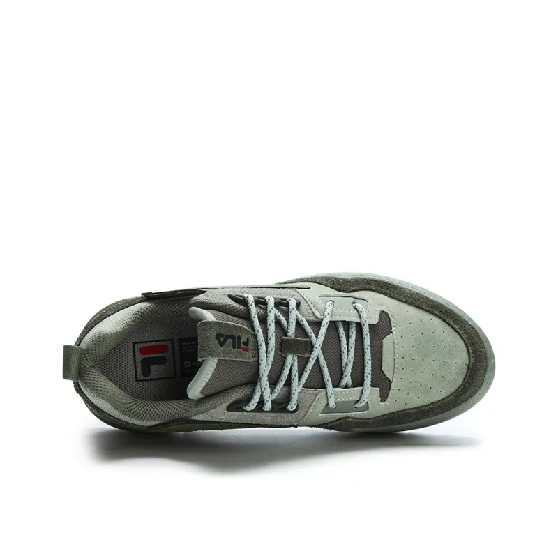 FILA PALA Anti-Slip And Wear-Resistant Lightweight Low-Top Skateboard Shoes Women's Green-3