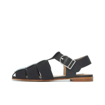 GABRIELA HEARST Calla Roman Sandals Women's Black
