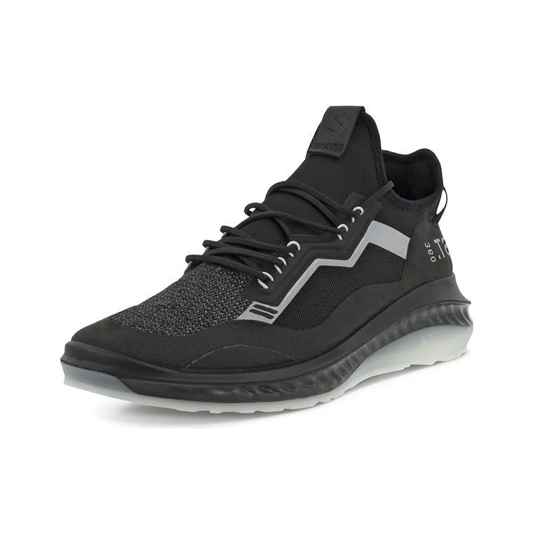 Ecco Fit For Action Low Top Sports Casual Shoes Men's Black-1