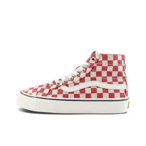 Vans SK8 Skateboard Shoes Unisex High-Top Red