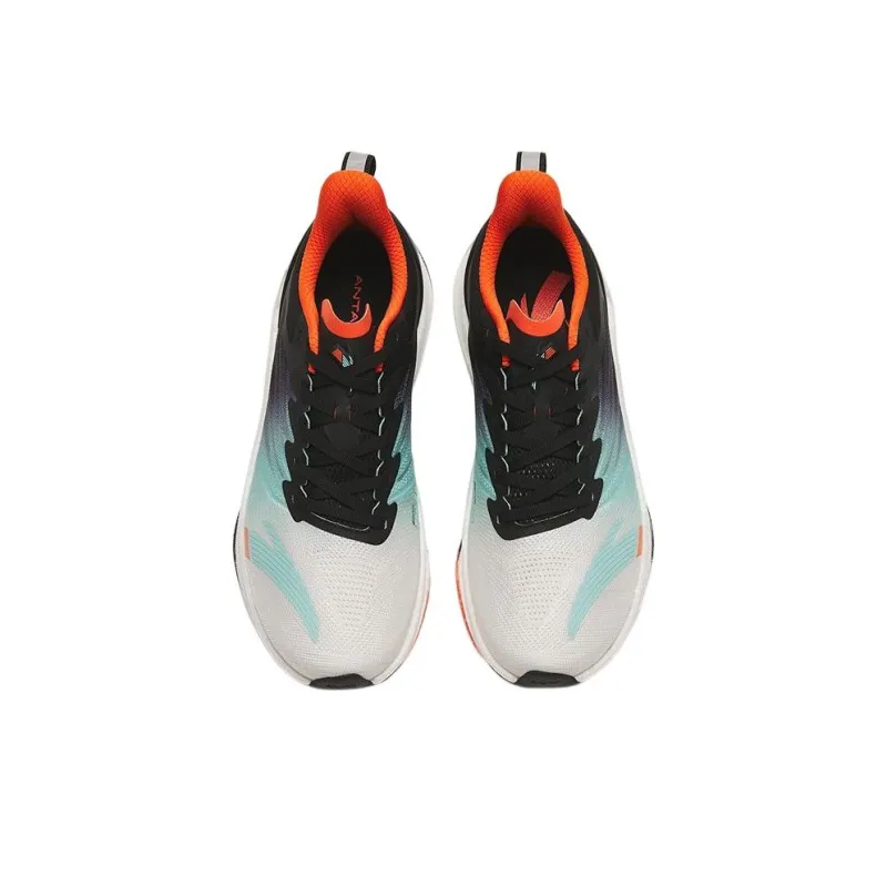 Anta MACH 3.0 Cushioning Anti-Slip And Wear-Resistant Low-Top Running Shoes Men's White Light Blue-2
