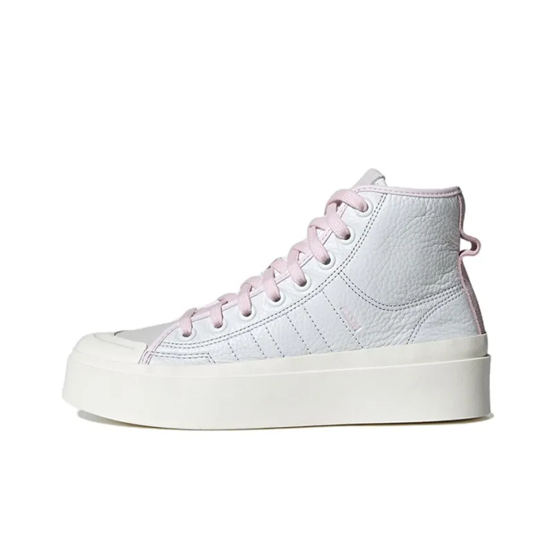 Adidas Nizza Bonega Platform Mid Crystal White Cloud White Almost Pink Women's-0