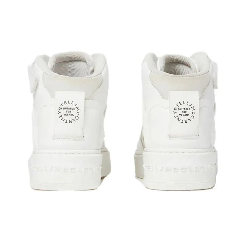 Stella McCartney Logo Patch Faux Leather Sneakers-4