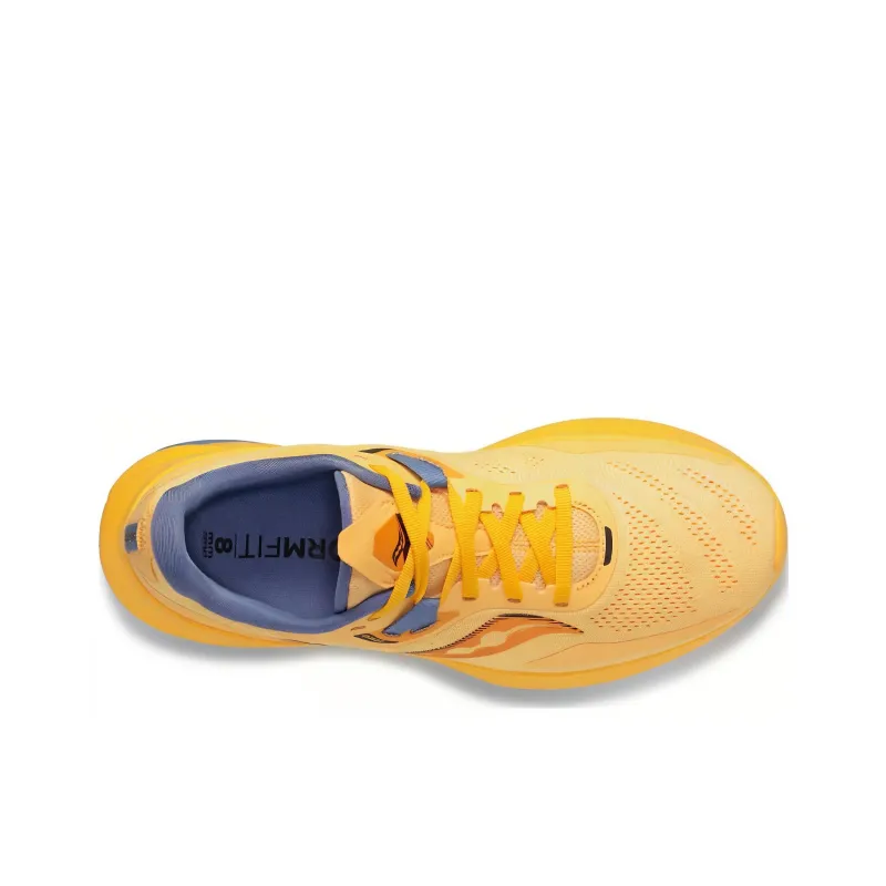 Saucony Guide 15 Guide Cushioning, Wear Resistant Low Top Running Shoes Women's Yellow-3