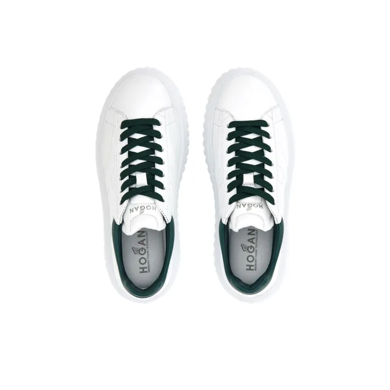 HOGAN H-Stripes Leather Low-top Sneakers-4