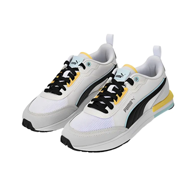 PUMA R22 'White Black Vaporous Grey'-2