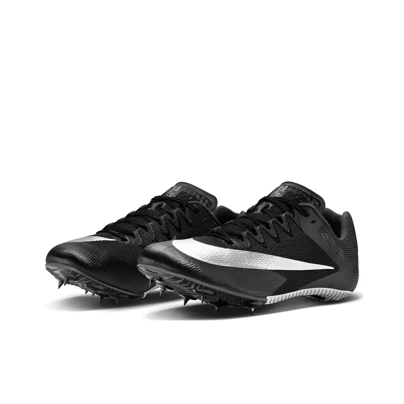 Nike Air Zoom Rival Sprint Spikes 'Black Metallic Silver'-2
