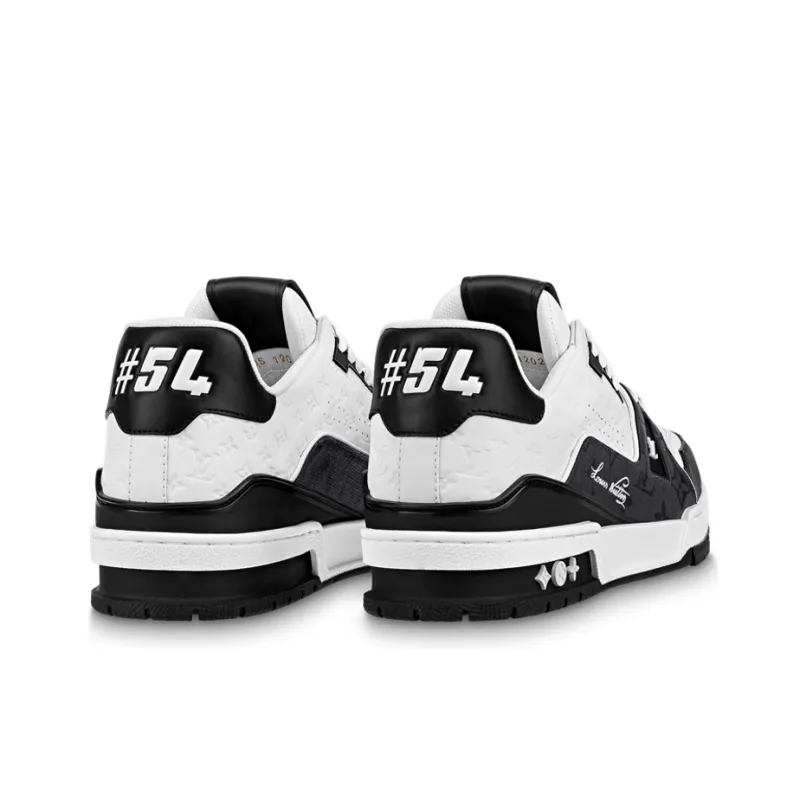 LOUIS VUITTON Lv Trainers 'White Black'-2