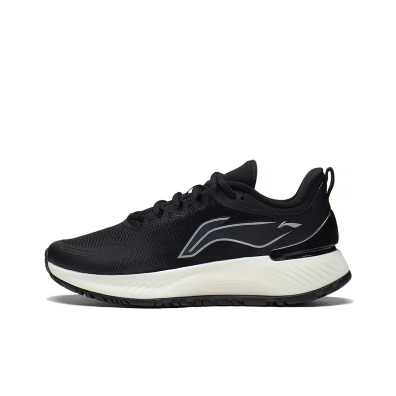 LiNing YueYing Element Rebound Cushioning, Slip Resistant, Abrasion Resistant Low Top Running Shoes Women's Black-0