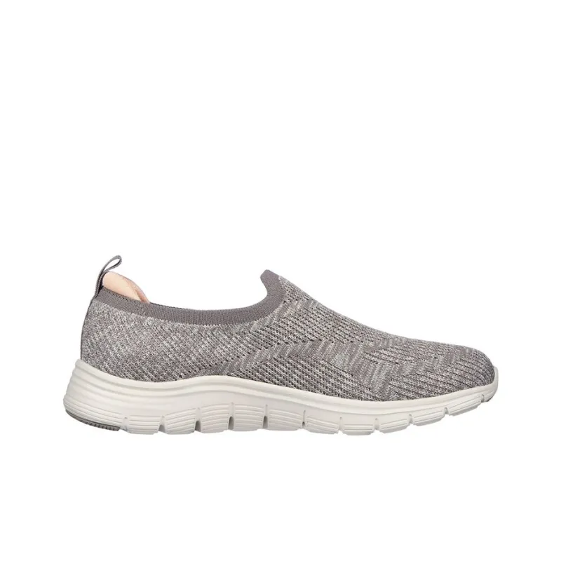 Skechers ARCH FIT VISTA Cushioning Anti Slip And Wear Resistant Low Top Sports Casual Shoes Women's Taupe-1