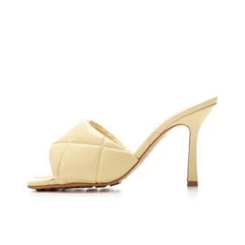Bottega Veneta Lido Stylish Sandal 9cm Women's Yellow
