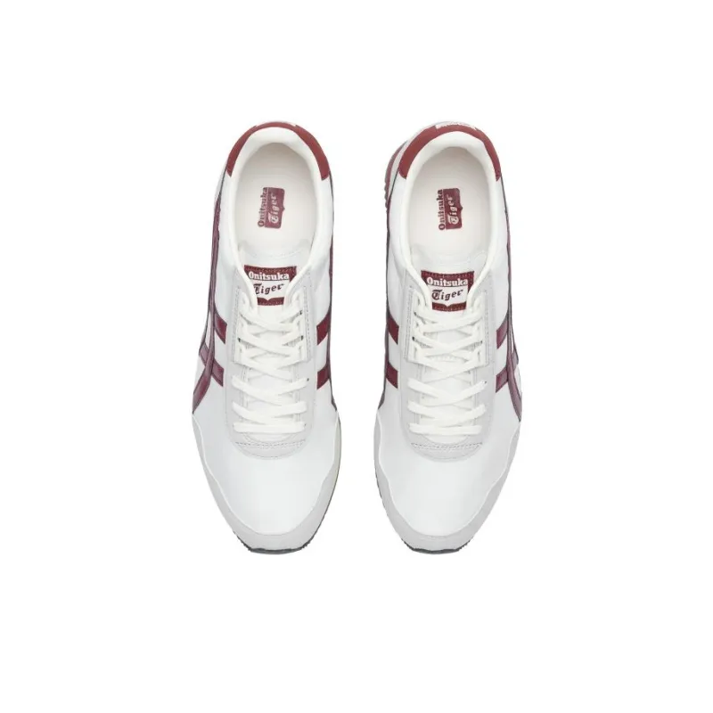 Onitsuka Tiger Dualio Marathon Running Shoes 'White Grey Burgundy'-3