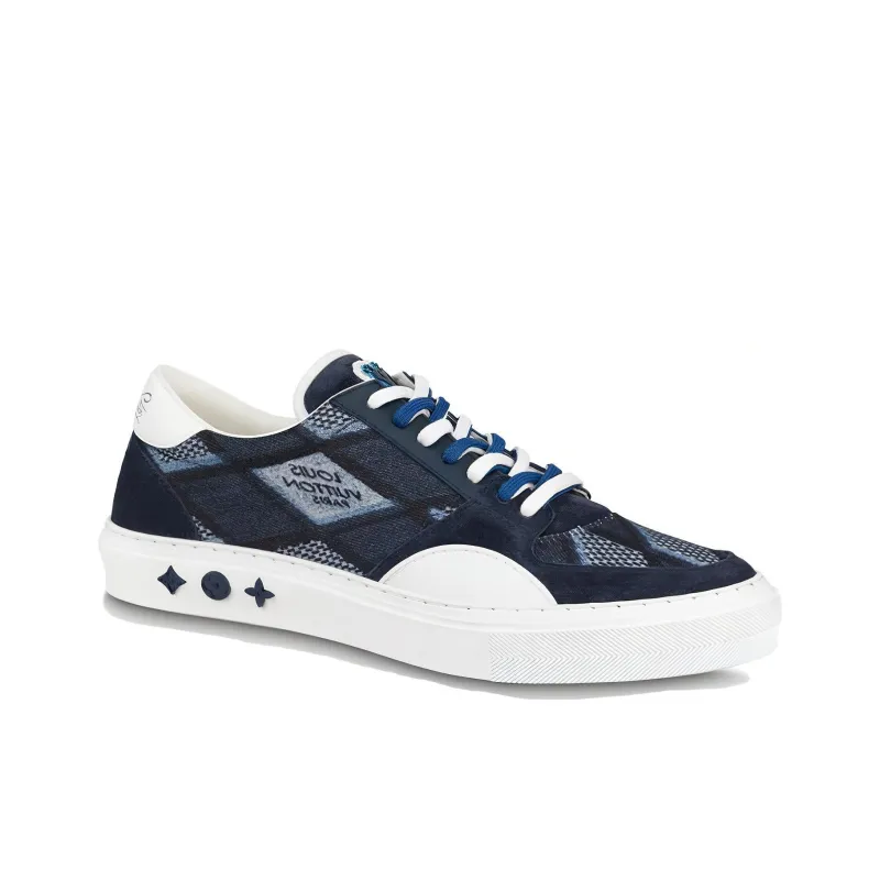 LOUIS VUITTON Lv Ollie Richelieu Sneakers 'Blue'-1