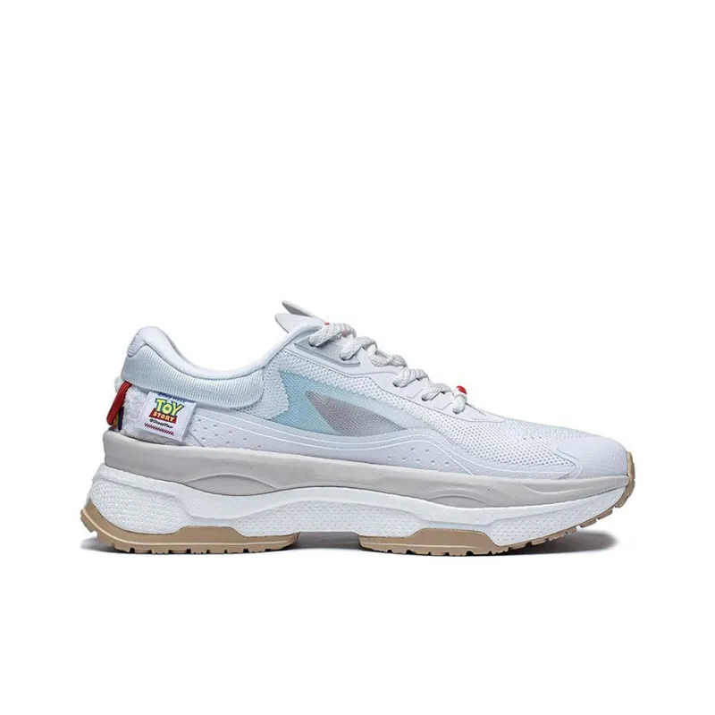 LiNing Exceed 7 Anti Slip Wear Resistant Low Top Casual Shoes Women's White Blue-1