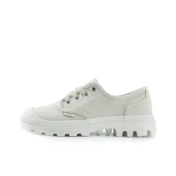 Palladium Pampa Canvas Shoes Women's Low Top Light Cyan