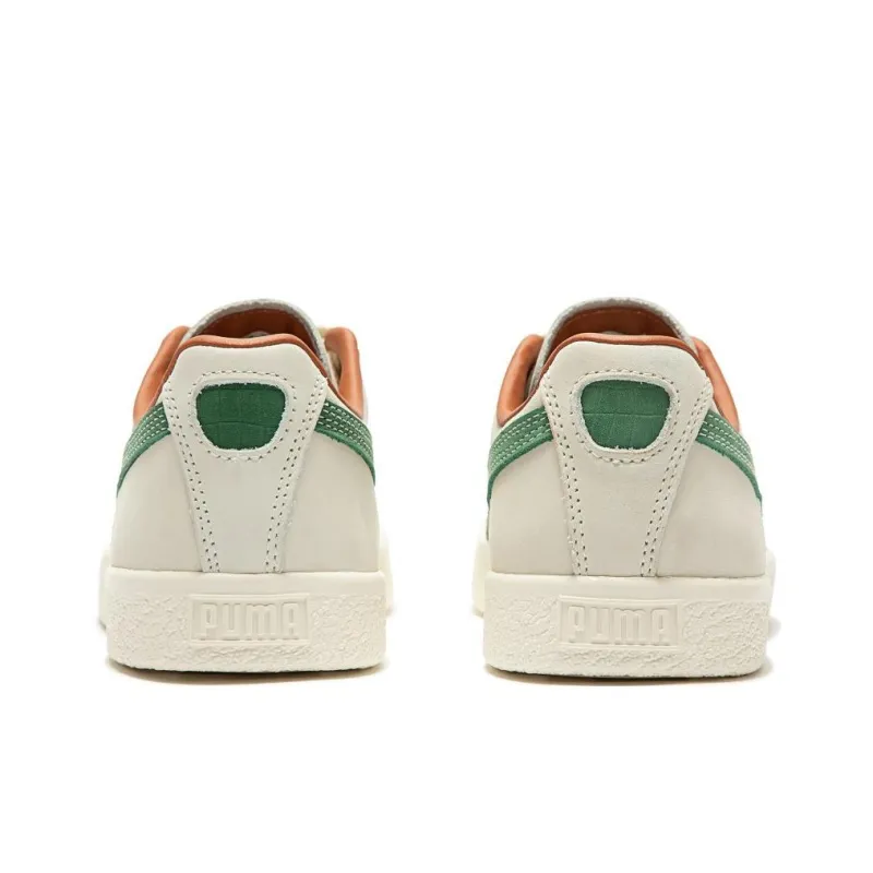 PUMA Clyde Fg Pristine White Vine Green-4