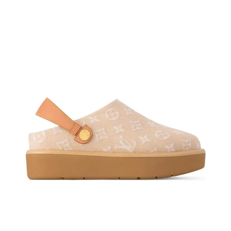 LOUIS VUITTON Aspen Casual Single Shoes Women's Light Brown-1