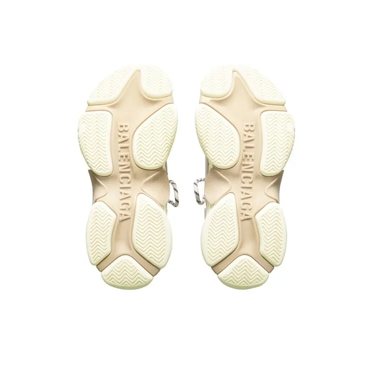 Balenciaga Triple S Mules 'White Double Foam And Mesh'-6