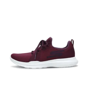 Skechers Go Run Mojo Cushioning Anti-Slip And Wear-Resistant Low-Top Running Shoes Women's Burgundy