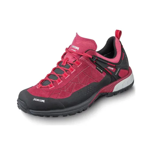 MEINDL Top Trail Hiking / Trekking Shoes Women's Low-Top Black/Red