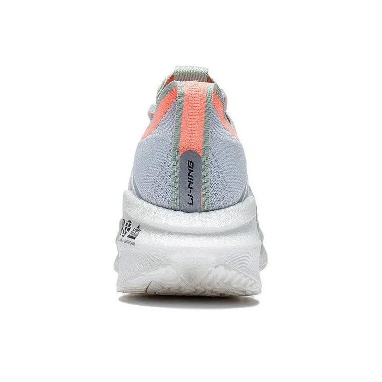 LiNing Shadow Essential Cushioning Anti Slip And Wear Resistant Low Top Running Shoes Women's Light Frost Blue-5