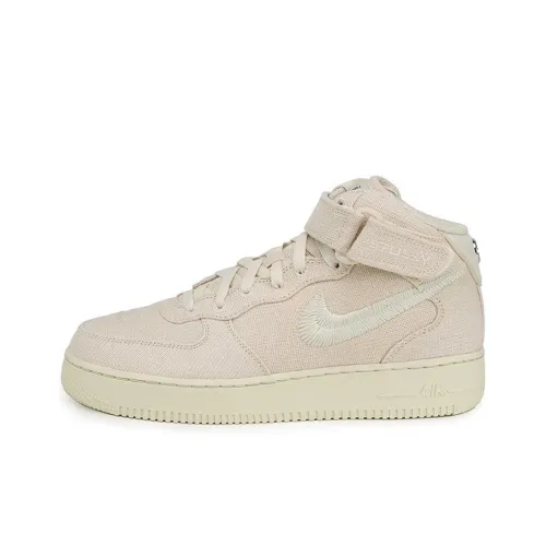 Nike Air Force 1 Mid Stussy Fossil