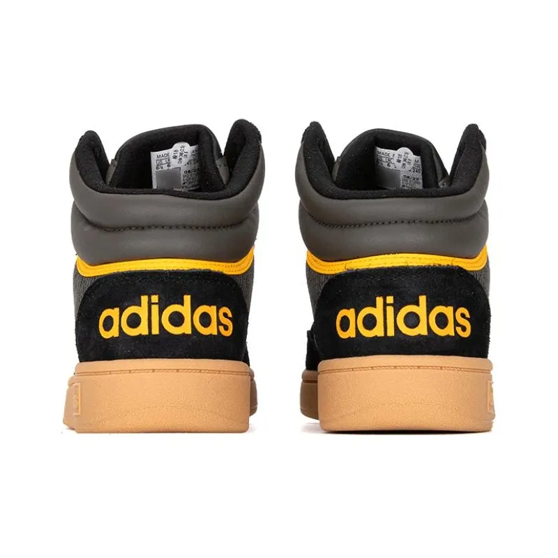 Adidas Hoops 3.0 Mid 'Yellow Grey Black'-3