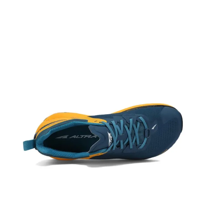 Altra Olympus 4.0 Cushioned Wear-Resistant Breathable Low-Top Running Shoes Yellow Blue-2