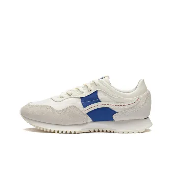 LiNing CF Linen Woven Durable Breathable Low Top Sports Casual Shoes Women's Bright Blue White