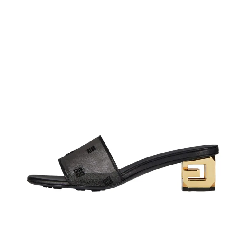 Givenchy 4G Slide Slippers Women's Black-0