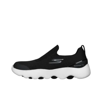 Skechers Go Walk Massage Fit Casual Shoes Men Low-Top Black/White