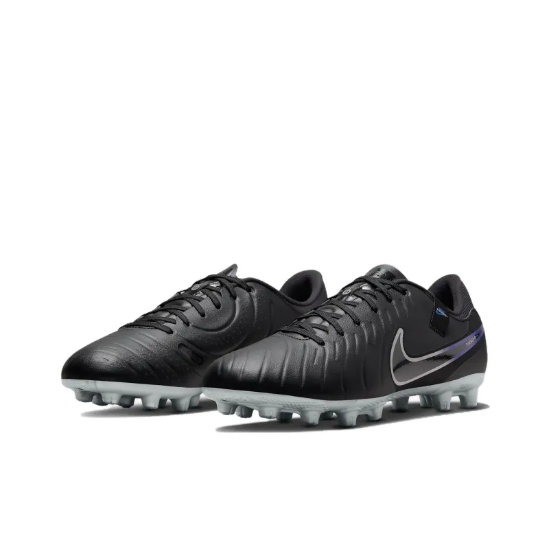 Nike Tiempo Legend 10 Academy Hg Spikes 'Black Hyper Royal Chrome'-2